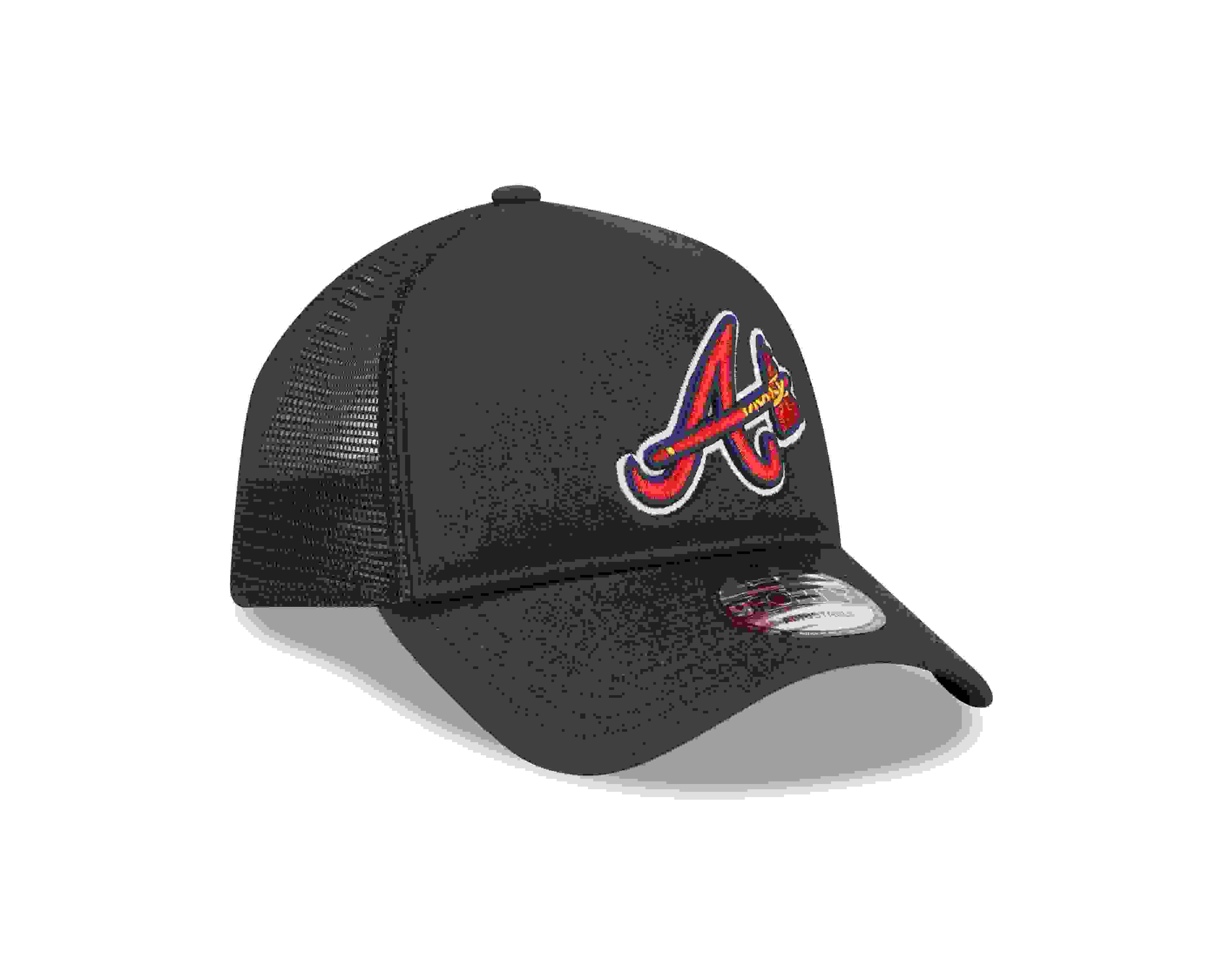 New Era Atlanta Braves 9FORTY Trucker Blue/Red Snapback Hat